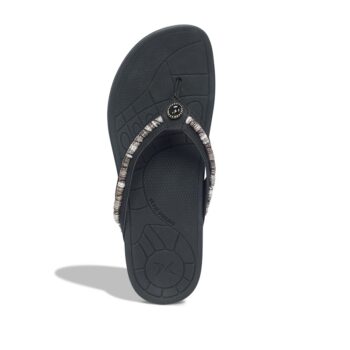 Γυναικείες παντόφλες με διακόσμηση Lynco HAZEL – μαύρο χρώμα