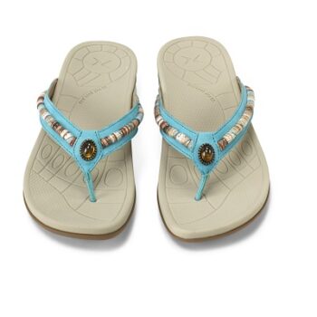 Γυναικείες παντόφλες με διακόσμηση Lynco HAZEL – μπλε χρώμα