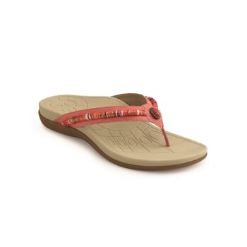 Γυναικείες παντόφλες με διακόσμηση Lynco HAZEL – χρώμα ροδάκινο